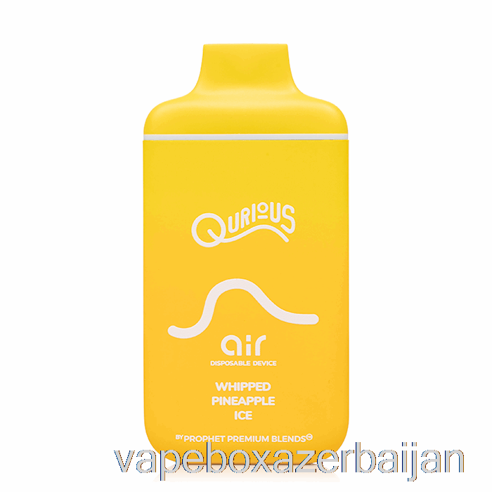 E-Juice Vape Qurious Air 6000 Disposable Whipped Pineapple Ice